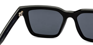 Black Wayfarer Full Rim Unisex Sunglasses by Vincent Chase Polarized-215983