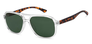 Transparent Wayfarer Full Rim Unisex Sunglasses by Vincent Chase Polarized-215984