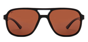 Black Wayfarer Full Rim Unisex Sunglasses by Vincent Chase Polarized-215985