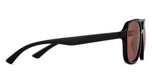 Black Wayfarer Full Rim Unisex Sunglasses by Vincent Chase Polarized-215985