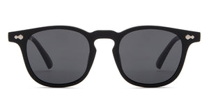 Black Round Full Rim Unisex Sunglasses by Vincent Chase Polarized-216801