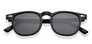 Black Round Full Rim Unisex Sunglasses by Vincent Chase Polarized-216801