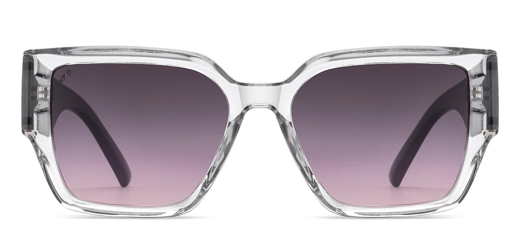 Transparent Wayfarer Full Rim Women Sunglasses by Vincent Chase Polarized-216957