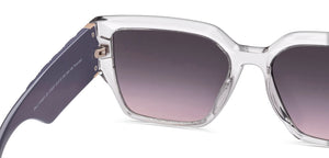 Transparent Wayfarer Full Rim Women Sunglasses by Vincent Chase Polarized-216957