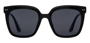 Black Wayfarer Full Rim Women Sunglasses by Vincent Chase Polarized-216959