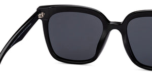 Black Wayfarer Full Rim Women Sunglasses by Vincent Chase Polarized-216959