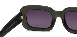 Green Rectangle/ Square Full Rim Women Sunglasses by Vincent Chase Polarized-216974
