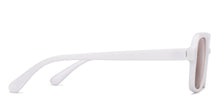Load image into Gallery viewer, White Rectangle/ Square Full Rim Unisex Sunglasses by Vincent Chase Polarized-216978