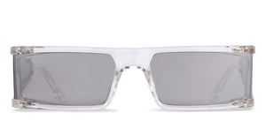 Transparent Wayfarer Half Rim Unisex Sunglasses by Vincent Chase-216980