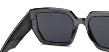 Load image into Gallery viewer, Grey Rectangle/ Square Full Rim Women Sunglasses by Vincent Chase Polarized-216988