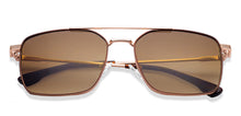 Load image into Gallery viewer, Gold Rectangle/ Square Full Rim Unisex Sunglasses by Vincent Chase-217144