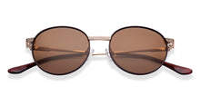 Load image into Gallery viewer, Brown Round Full Rim Unisex Sunglasses by Vincent Chase-217147