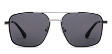 Load image into Gallery viewer, Black Rectangle Full Rim Unisex Sunglasses by Vincent Chase-217151