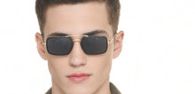 Load image into Gallery viewer, Black Rectangle/ Square Full Rim Unisex Sunglasses by Vincent Chase Polarized-217155