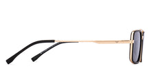 Load image into Gallery viewer, Black Rectangle/ Square Full Rim Unisex Sunglasses by Vincent Chase Polarized-217155