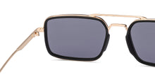 Load image into Gallery viewer, Black Rectangle/ Square Full Rim Unisex Sunglasses by Vincent Chase Polarized-217155