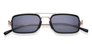 Black Rectangle/ Square Full Rim Unisex Sunglasses by Vincent Chase Polarized-217155