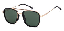 Load image into Gallery viewer, Black Rectangle/ Square Full Rim Unisex Sunglasses by Vincent Chase Polarized-217157