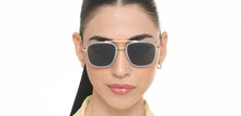 Load image into Gallery viewer, Gold Rectangle Full Rim Unisex Sunglasses by Vincent Chase Polarized-217158