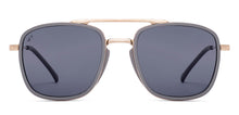 Load image into Gallery viewer, Gold Rectangle Full Rim Unisex Sunglasses by Vincent Chase Polarized-217158