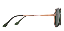 Load image into Gallery viewer, Green Geometric Full Rim Unisex Sunglasses by Vincent Chase Polarized-217159