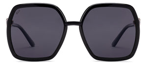 Black Wayfarer Full Rim Women Sunglasses by Vincent Chase Polarized-217731
