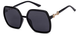 Black Wayfarer Full Rim Women Sunglasses by Vincent Chase Polarized-217731