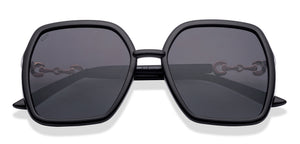 Black Wayfarer Full Rim Women Sunglasses by Vincent Chase Polarized-217731