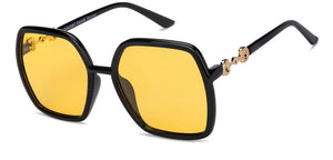 Black Wayfarer Full Rim Women Sunglasses by Vincent Chase Polarized-217732