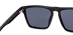 Black Wayfarer Full Rim Unisex Sunglasses by Vincent Chase Polarized-220989