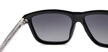 Load image into Gallery viewer, Black Rectangle/ Square Full Rim Unisex Sunglasses by Vincent Chase Polarized-220998