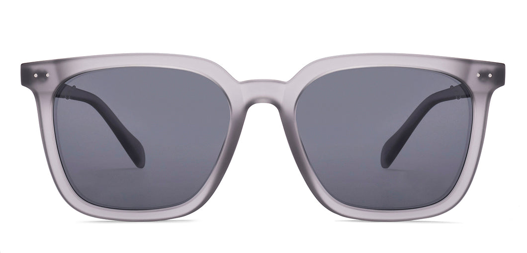 Grey Rectangle Full Rim Unisex Sunglasses by Vincent Chase Polarized-221001