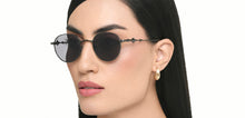 Load image into Gallery viewer, Gunmetal Round Full Rim Unisex Sunglasses by Vincent Chase Polarized-221002