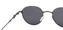 Load image into Gallery viewer, Gunmetal Round Full Rim Unisex Sunglasses by Vincent Chase Polarized-221002