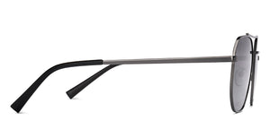 Gunmetal Geometric Full Rim Unisex Sunglasses by Vincent Chase Polarized-221004