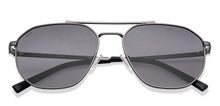 Load image into Gallery viewer, Gunmetal Geometric Full Rim Unisex Sunglasses by Vincent Chase Polarized-221004
