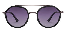 Load image into Gallery viewer, Black Round Full Rim Unisex Sunglasses by Vincent Chase Polarized-221018