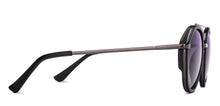 Load image into Gallery viewer, Black Round Full Rim Unisex Sunglasses by Vincent Chase Polarized-221018