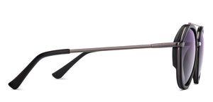 Black Round Full Rim Unisex Sunglasses by Vincent Chase Polarized-221018