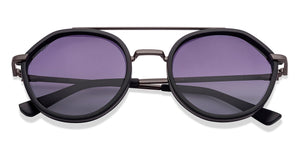 Black Round Full Rim Unisex Sunglasses by Vincent Chase Polarized-221018