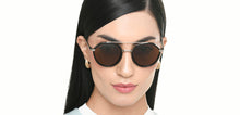 Load image into Gallery viewer, Black Round Full Rim Unisex Sunglasses by Vincent Chase Polarized-221019