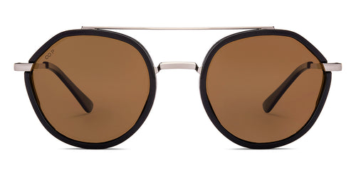 Black Round Full Rim Unisex Sunglasses by Vincent Chase Polarized-221019