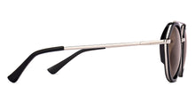 Load image into Gallery viewer, Black Round Full Rim Unisex Sunglasses by Vincent Chase Polarized-221019