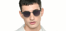 Load image into Gallery viewer, Black Clubmaster Full Rim Unisex Sunglasses by Vincent Chase Polarized-221020