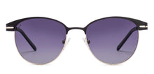 Load image into Gallery viewer, Black Clubmaster Full Rim Unisex Sunglasses by Vincent Chase Polarized-221020