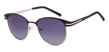 Load image into Gallery viewer, Black Clubmaster Full Rim Unisex Sunglasses by Vincent Chase Polarized-221020