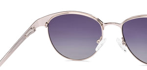 Black Clubmaster Full Rim Unisex Sunglasses by Vincent Chase Polarized-221020