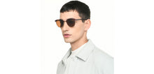 Load image into Gallery viewer, Black Clubmaster Full Rim Unisex Sunglasses by Vincent Chase Polarized-221021