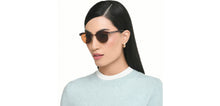 Load image into Gallery viewer, Black Clubmaster Full Rim Unisex Sunglasses by Vincent Chase Polarized-221021