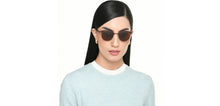 Load image into Gallery viewer, Black Clubmaster Full Rim Unisex Sunglasses by Vincent Chase Polarized-221021